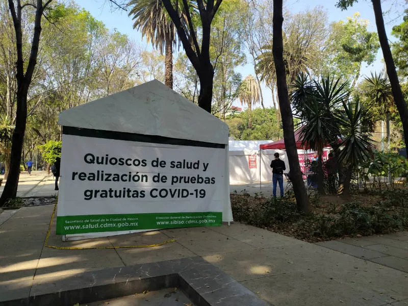Kiosko pruebas Covid-19