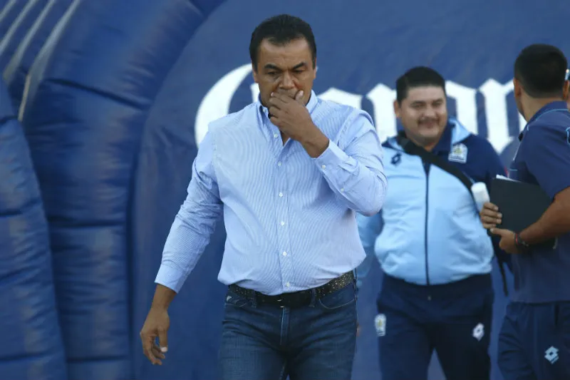 Fernando Palomeque antes de un partido