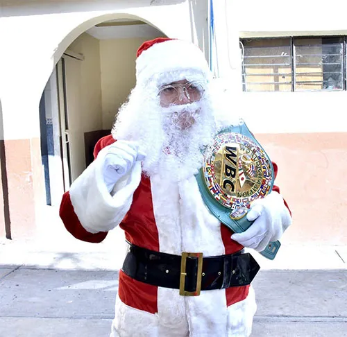 Así lució la Chiquita González como Santa Claus