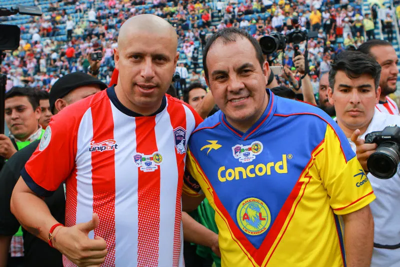 IMAGO7 Bofo y Cuauhtémoc Blanco en reencuentro