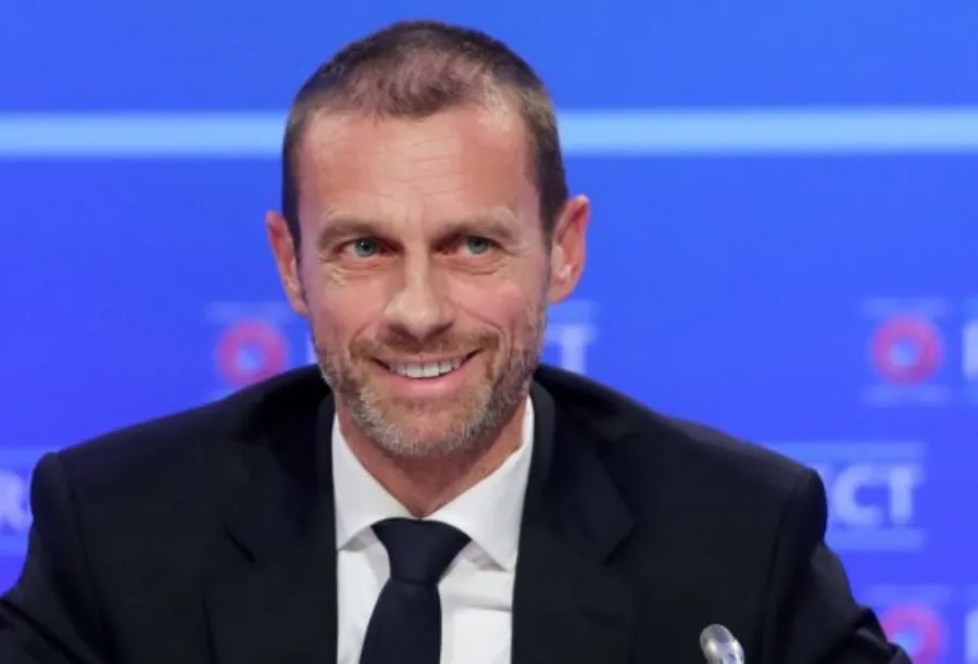 EFE Aleksander Ceferin en un evento de la UEFA