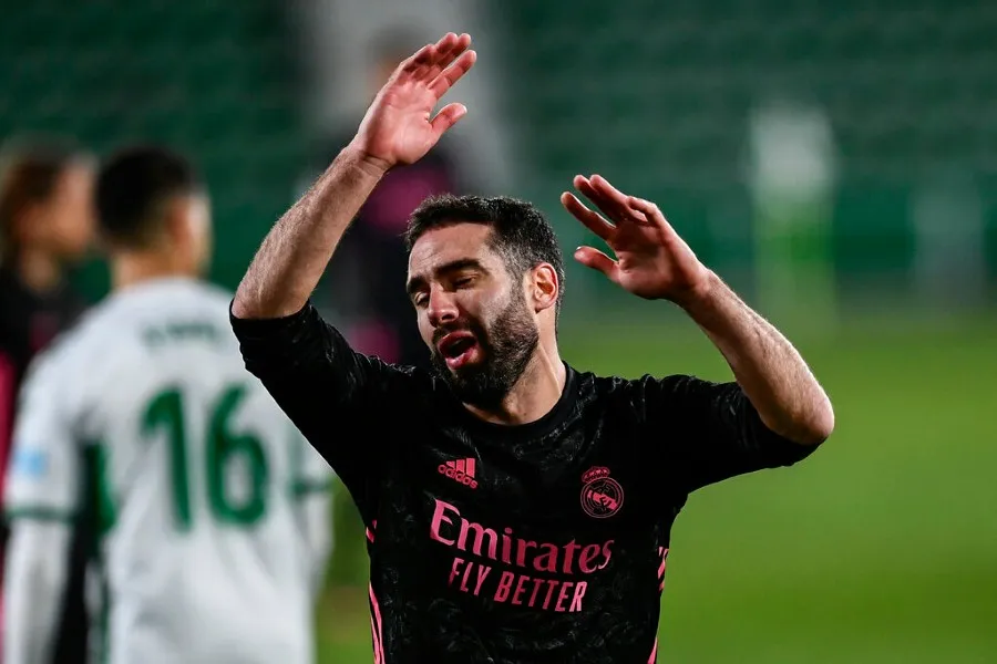 AP Carvajal se lamenta en empate vs el Elche