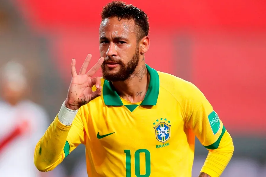 EFE Neymar en un partido con la Selección de Brasil