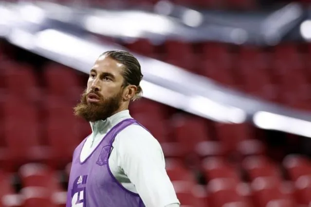 Sergio Ramos, previo a un juego del Real Madrid