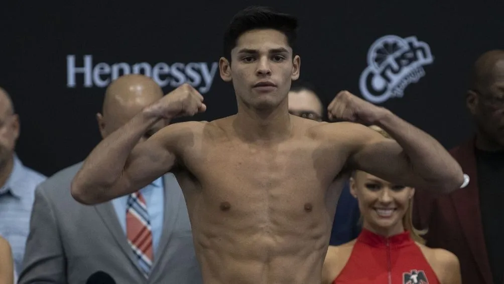 MEXSPORT Ryan García en un pesaje