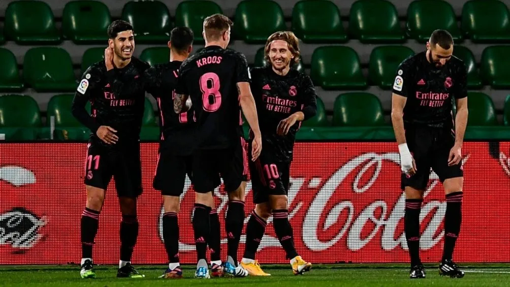 AP Real Madrid en su último partido