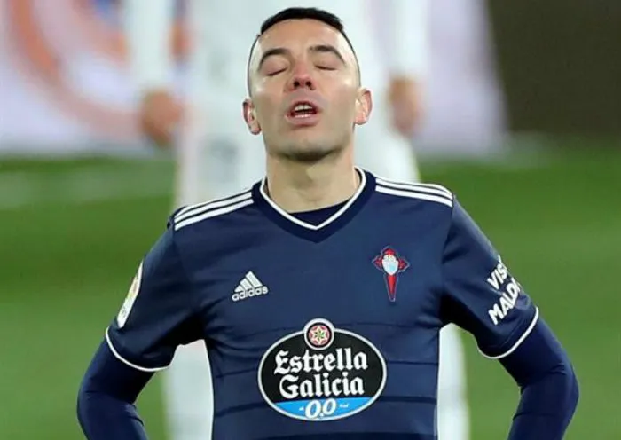 Iago Aspas en partido