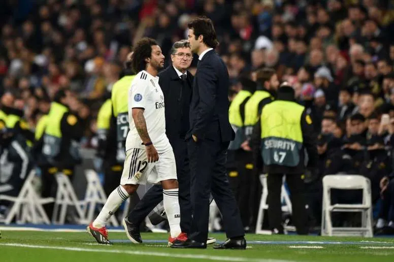 Solari hace un cambio y saca a Marcelo en juego del Real Madrid