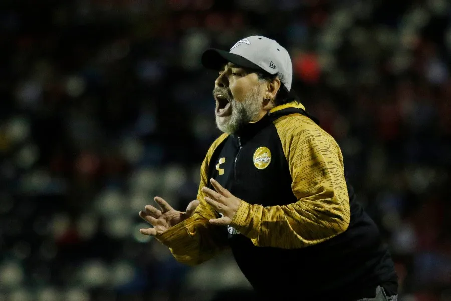 IMAGO7 Diego Armando Maradona como técnico de Dorados