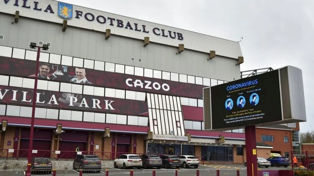 AP Aston Villa reportó brote de coronavirus