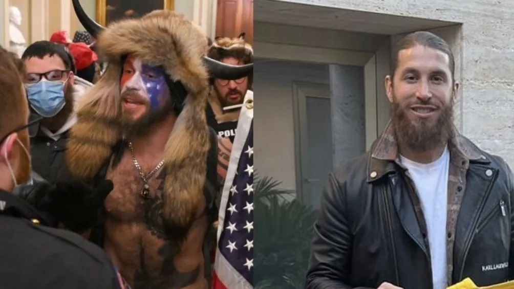 Sergio Ramos y otro de sus dobles en el Capitolio