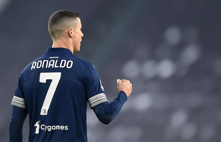 EFE Cristiano Ronaldo en festejo con la Juventus