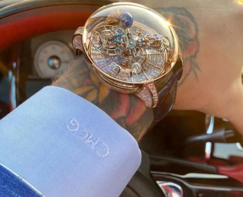 Astronomia Tourbillon Baguette de Jacob &amp; Co de Conor McGregor