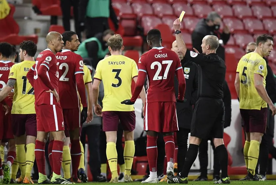 EFE Liverpool cayó ante el Burnley