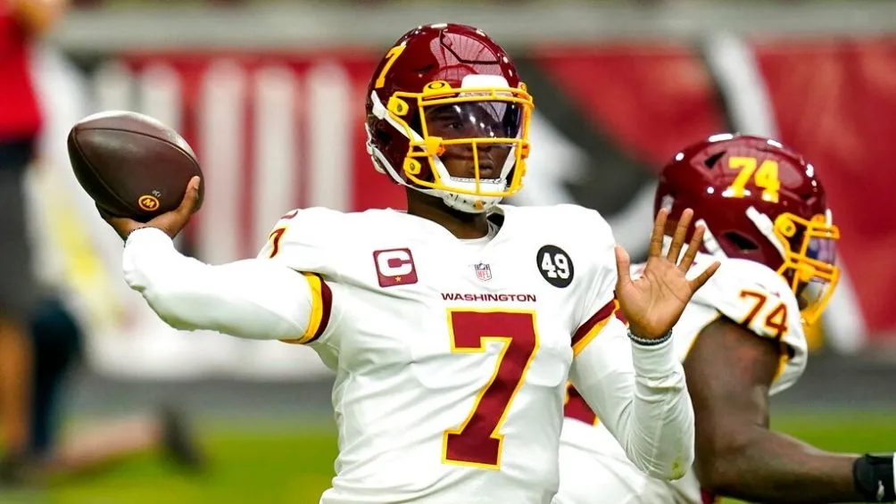 Hasking en un partido con Washington