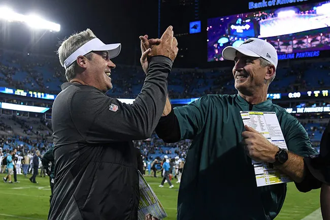 AP Reich y Pederson, durante su etapa con Eagles