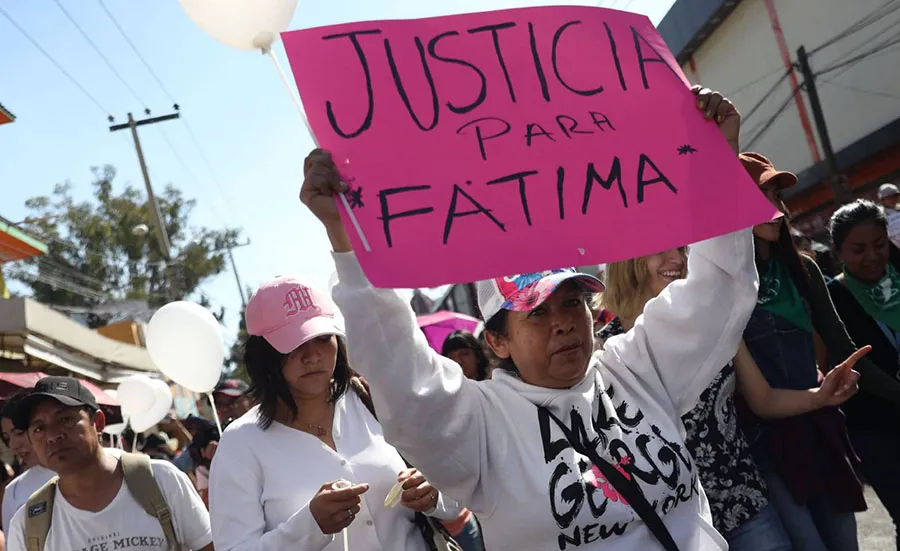 Marcha en Ciudad de México por feminicidio