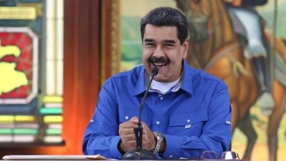 Maduro durante un evento