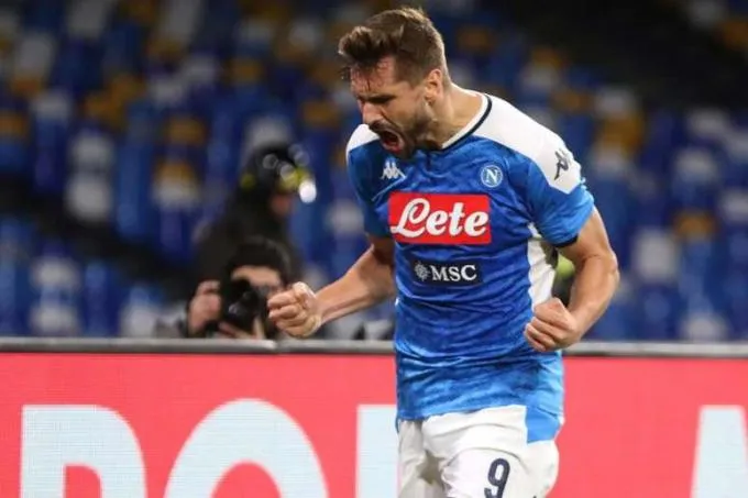EFE Fernando Llorente como jugador del Napoli