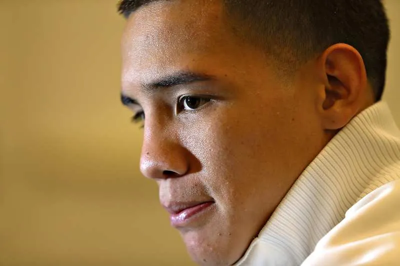 IMAGO7 Óscar Valdez previo a una presentación