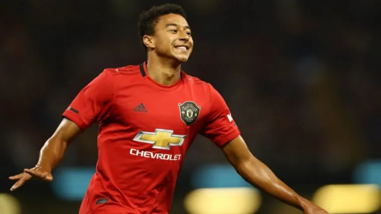 EFE Lingard en festejo de gol