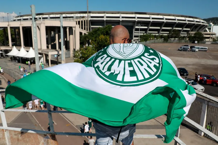 EFE Aficionado del Palmerias previo a la Final de la Copa Libertadores