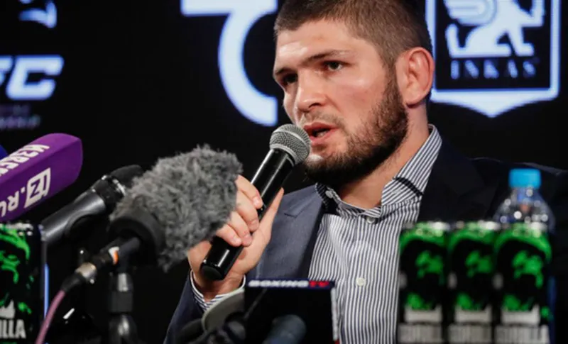 EFE Nurmagomedov en conferencia de prensa