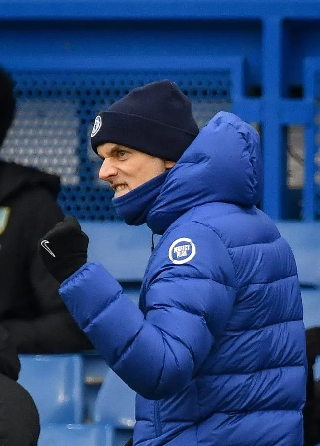 EFE Thomas Tuchel, feliz tras una acción de sus pupilos