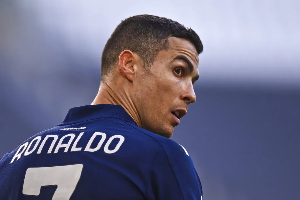 AP Cristiano Ronaldo en acción con la Juventus