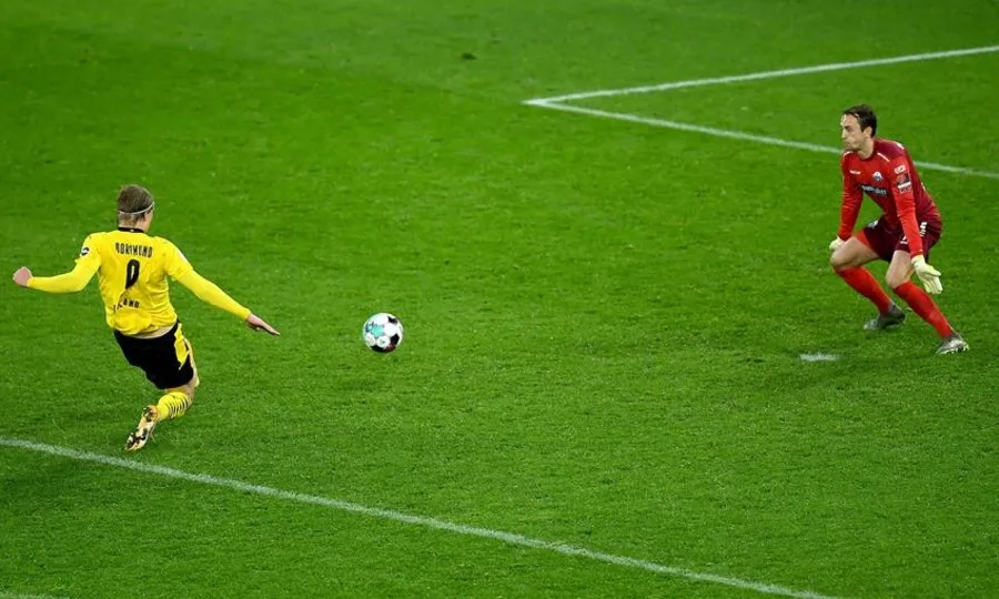 EFE Haaland definió ante la salida de Marwin Hitz