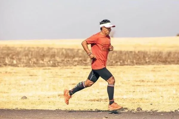 Germán Silva, durante un entrenamiento