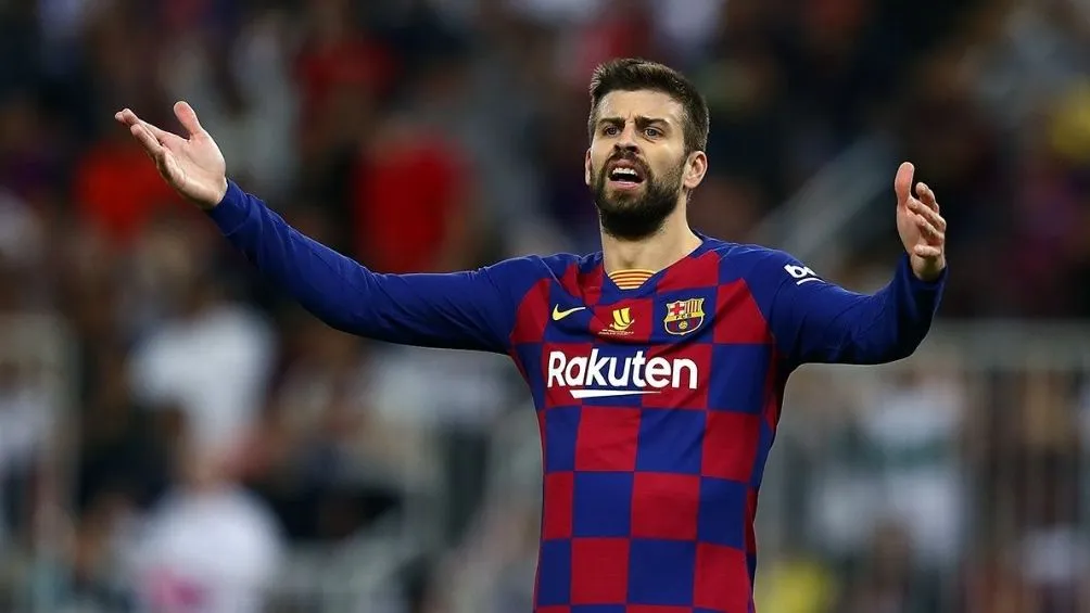 EFE Piqué en un partido con el Barcelona
