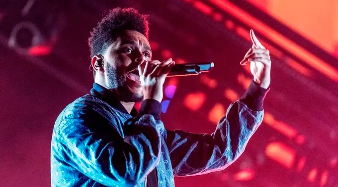 AP The Weeknd en presentación