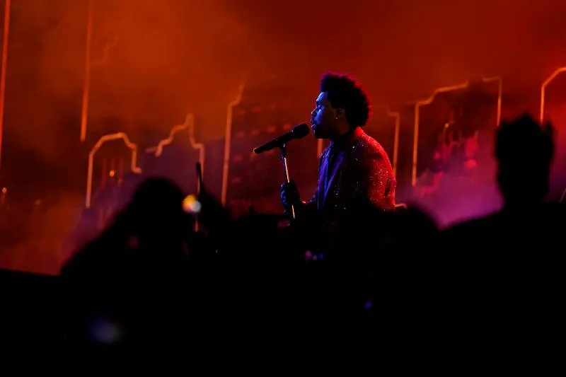 AP The Weeknd en presentación