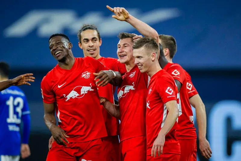 AP Los jugadores del club alemán celebran un gol