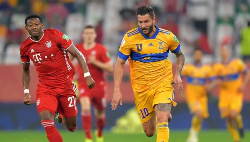 Gignac en partido con Tigres