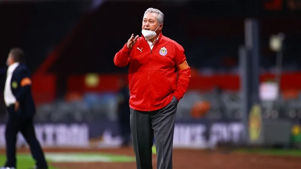 IMAGO7 Vucetich en un partido de Chivas