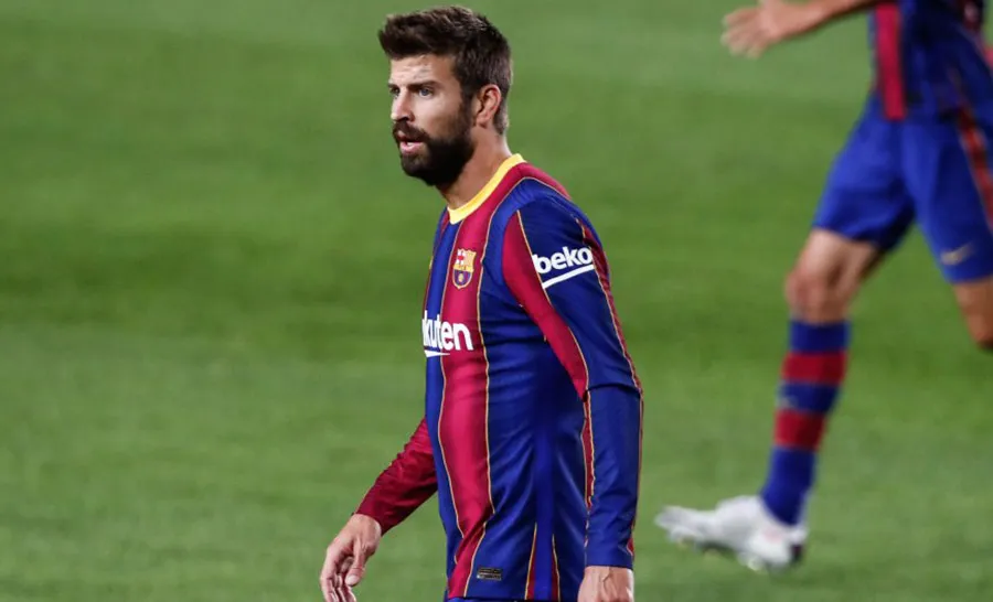 Gerard Piqué en juego del Barcelona