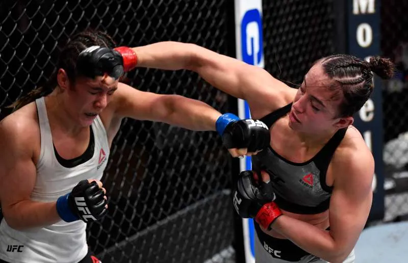 CORTESÍA:UFC Alexa Grasso y Maycee Barber