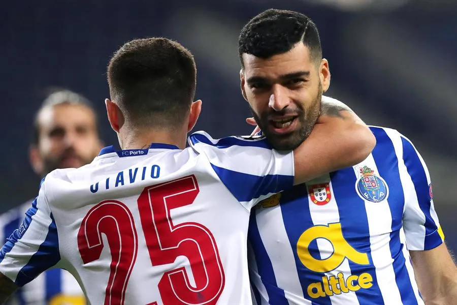 EFE Mehdi Taremi festeja su anotación ante la Juve