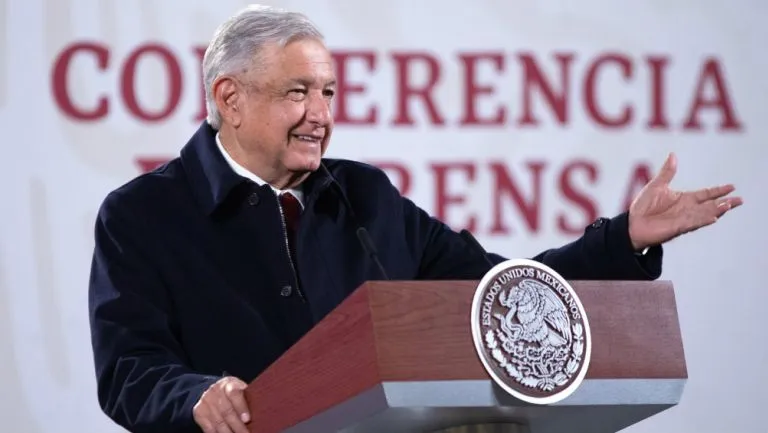 Andrés Manuel López Obrador en conferencia de prensa