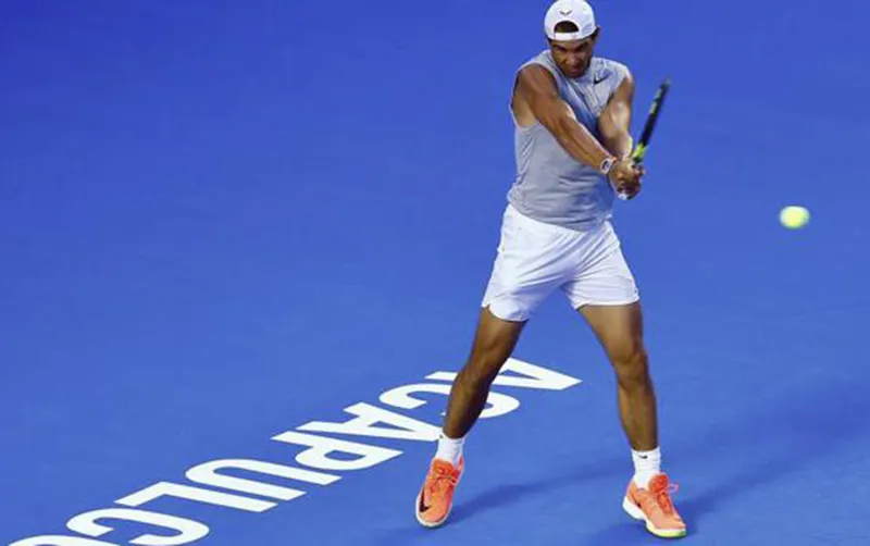 EFE Rafael Nadal en torneo de Acacpulco
