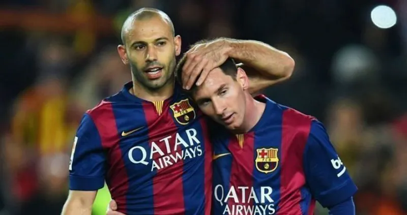 EFE Mascherano y Messi durante un duelo con el Messi