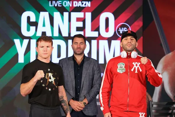 Canelo Álvarez y el turco previo a la pelea