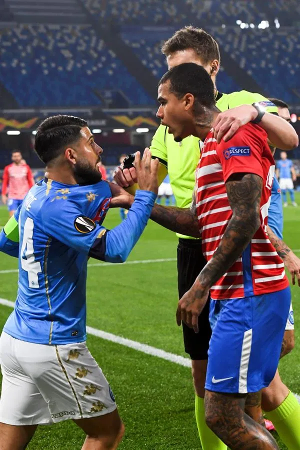 Lorenzo Insigne ante Machís