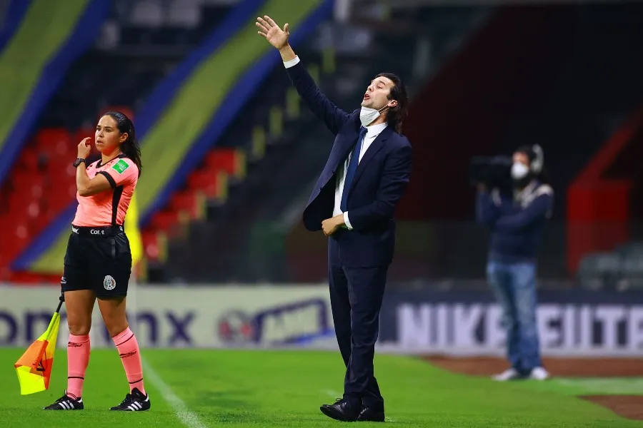 Santiago Solari en victoria vs Pachuca