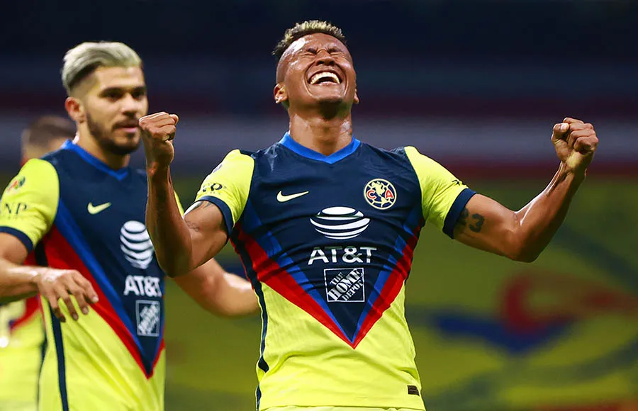 IMAGO7 Pedro Aquino marcó su primer gol como americanista ante Pachuca