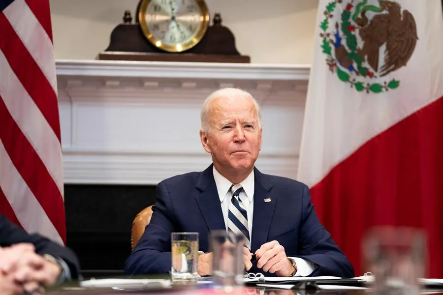 EFE Joe Biden se reunió con AMLO