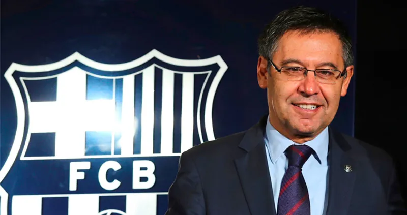 Josep Maria Bartomeu durante una conferencia de prensa