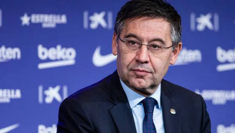 AP Josep María Bartomeu durante una conferencia de prensa